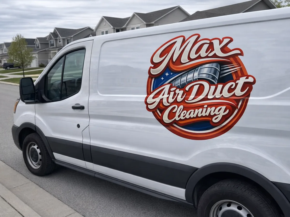 Service van arriving on a Houston, TX street — local same-day coverage