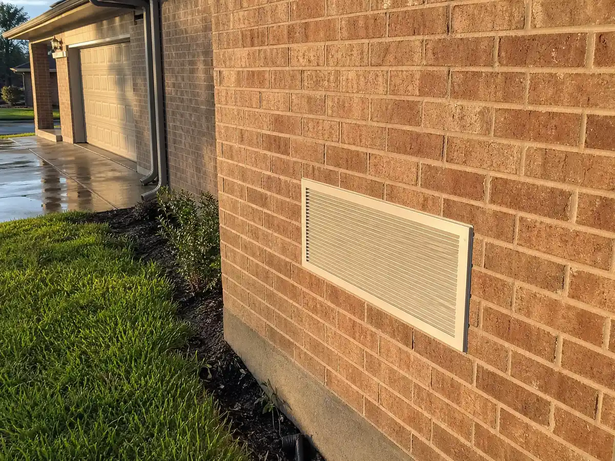 Freshly cleaned vent back in place — completed job in Houston, TX